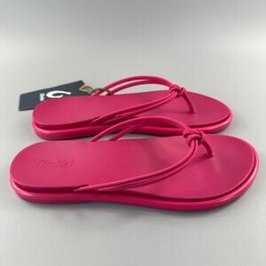 OluKai Aka Women Size 10 Pink Beach Water Repellent Flip-Flops Sandals NEW